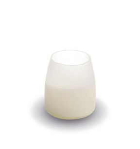 Photophore conique blanc Ø 8,2 cm 9 cm Soft Glow Spaas