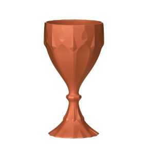 Verre à pied terracotta fibre végétale 16 cl Banquise Liliroc Saint Romain