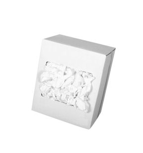 Chiffon rectangulaire blanc non tissé 43x42x22 cm (10 pièces)
