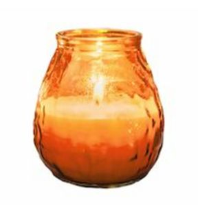 Kaarsenfles rond amber Ø 98 mm 105 mm Terrace Enlight Spaas