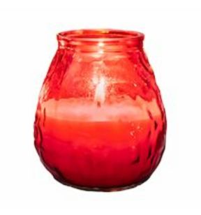 Photophore rond rouge Ø 98 mm 105 mm Terrace Enlight Spaas