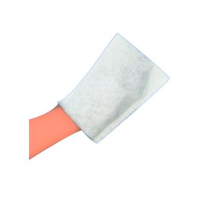 Gant de toilette jetable blanc (100 pièces)