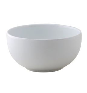 Bol rond blanc porcelaine vitrifiée 35 cl Ø 12 cm Style Astera