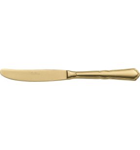 Couteau à dessert monobloc or 20,2 cm Settecento Pintinox