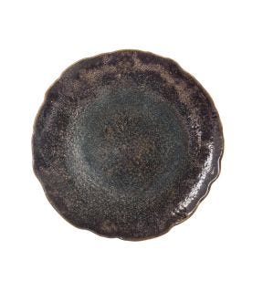 Vlakke snijplaat rond Dark porselein Ø 22 Pizzo Astera
