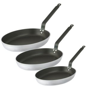 Set met 3 pannen rond aluminium With release liner Ø 32 Pro.cooker (3 stuks)