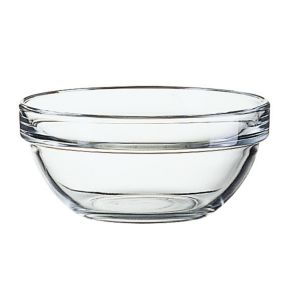 Schaaltje rond doorzichtig glass gehard Ø 13.8 Empilable Arcoroc