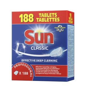 Tablettes lavage vaisselle 188 doses Sun