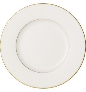 Vlakke plaat rond wit bone china Ø 22 Anmut Villeroy & Boch
