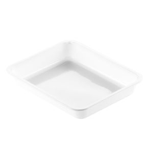 Barquette rectangulaire blanc 22,5x17,5x3,4 cm 96 cl Duni (300 pièces)