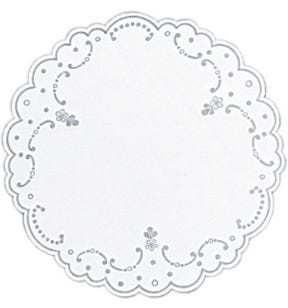 Sous verre blanc non tissé Ø 19 cm Dunicel Duni (250 pièces)