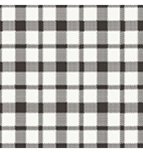 Serviette noir ouate de cellulose 24x24 cm pliée en 4 Duni (250 pièces)