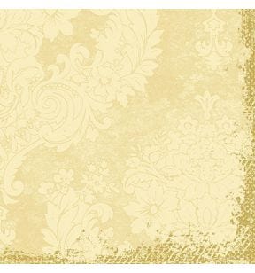 Serviette ivoire ouate de cellulose 40x40 cm pliée en 4 Duni (250 pièces)