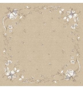 Nappe beige non tissé 84x84 cm Dunicel Duni (20 pièces)