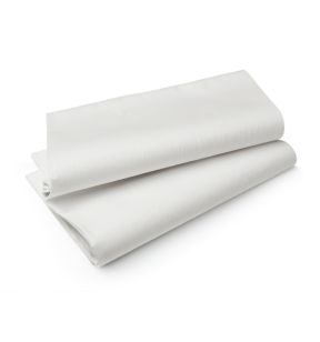 Nappe blanc non tissé 84x84 cm Evolin Duni (14 pièces)