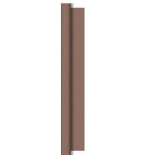 Rouleau de nappe marron non tissé 25x1,18 m Dunicel Duni