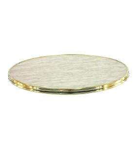 Plateau de table d'extérieur mermer Ø 60 cm Werzalit Flexmob
