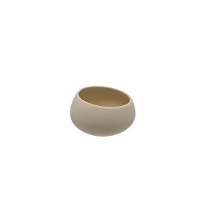 Coupelle rond beige grès émaillé Ø 7,3 cm Bahia Degrenne