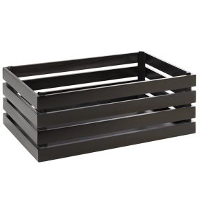 Display voor gebak hout zwart 530x325x200 mm Superbox Aps