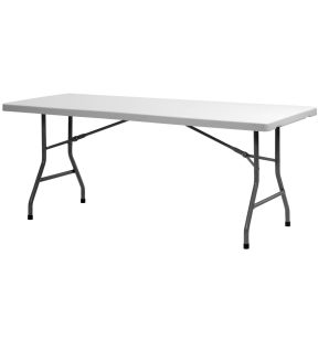 Table pliante blanc 75x182x74 cm Xl 180 Flexmob