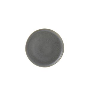 Assiette plate rond gris porcelaine Ø 25,2 cm Evo Dudson