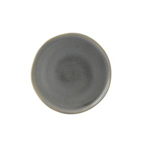 Assiette coupe plate rond gris porcelaine Ø 32 cm Evo Dudson