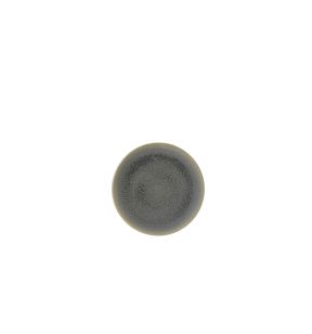 Assiette plate rond gris porcelaine Ø 16,2 cm Evo Dudson