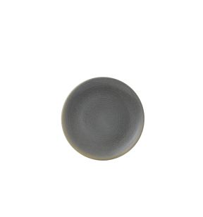 Assiette coupe plate rond gris porcelaine Ø 23 cm Evo Dudson