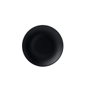 Assiette plate rond noir porcelaine Ø 27,3 cm Evo Dudson