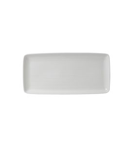 Assiette plate rectangulaire blanc porcelaine 36x17,1 cm Evo Dudson