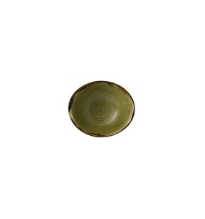 Bol à salade ovale vert porcelaine vitrifiée 17,4 cm Harvest Dudson