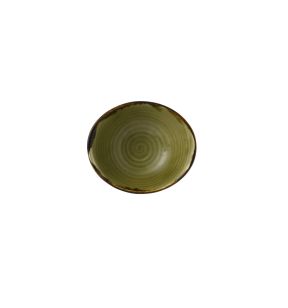 Bol à salade ovale vert porcelaine vitrifiée 19,9 cm Harvest Dudson