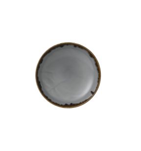 Assiette coupe creuse rond gris porcelaine vitrifiée Ø 24,8 cm Harvest Dudson