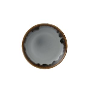 Assiette coupe plate rond gris porcelaine vitrifiée Ø 16,5 cm Harvest Dudson