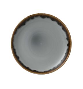 Assiette coupe plate rond gris porcelaine vitrifiée Ø 21,7 cm Harvest Dudson
