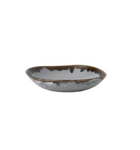 Assiette coupe creuse rond gris porcelaine vitrifiée Ø 26,4 cm Harvest Dudson