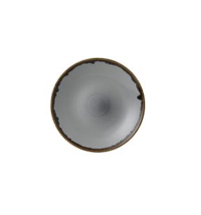 Assiette creuse rond gris porcelaine vitrifiée Ø 25,6 cm Harvest Dudson
