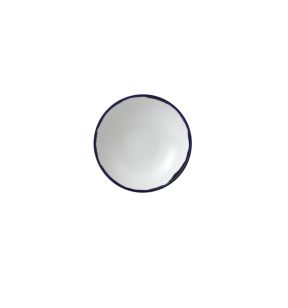 Assiette coupe creuse rond blanc porcelaine vitrifiée Ø 18,2 cm Harvest Dudson
