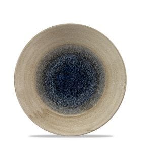 Assiette coupe plate rond aqueous bayou porcelaine vitrifiée Ø 25,5 cm Stonecast Churchill