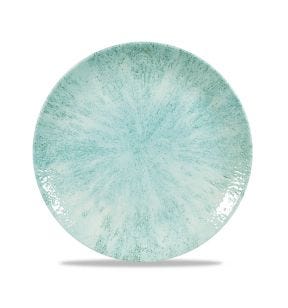 Assiette coupe plate rond bleu porcelaine vitrifiée Ø 21,7 cm Stone Churchill