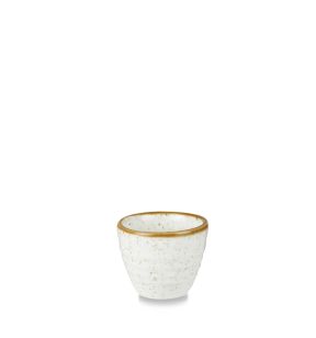 Pot à sauce rond barley white porcelaine vitrifiée Ø 5 cm Stonecast Churchill