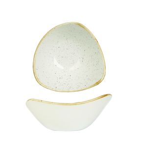 Bol triangulaire barley white porcelaine vitrifiée 15,3 cm Stonecast Churchill