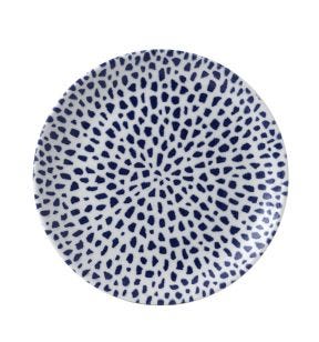 Plat bord met rand rond terracotta verglaasd Ø 26 Terrazzo Dudson