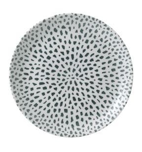 Assiette coupe plate rond terracotta porcelaine vitrifiée Ø 28,8 cm Terrazzo Dudson