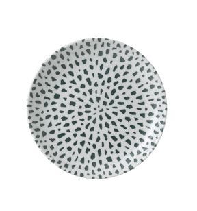 Assiette coupe plate rond terracotta porcelaine vitrifiée Ø 21,7 cm Terrazzo Dudson