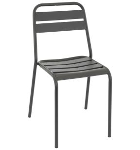 Chaise gris anthracite 82x44x51 cm Bastille Flexmob
