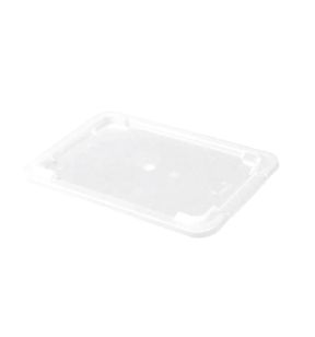 Deksel voor platte bak 3 l doorzichtig plastic xx1.5 Gilac