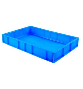 Deegbak Zonder deksel blauw plastic xx9 15 L vaste bodem volle wanden Gilac