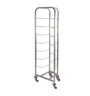 Bakkerswagen 8 niveaus inox xx180 plate_length 40 Gilac