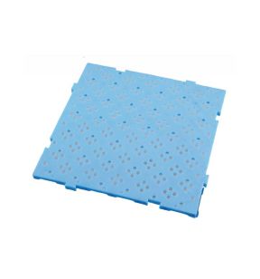 Vloerrooster vierkant blauw plastic xx2.2 Gilac